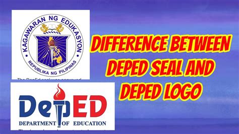 DepEd LOGO and DepEd SEAL .